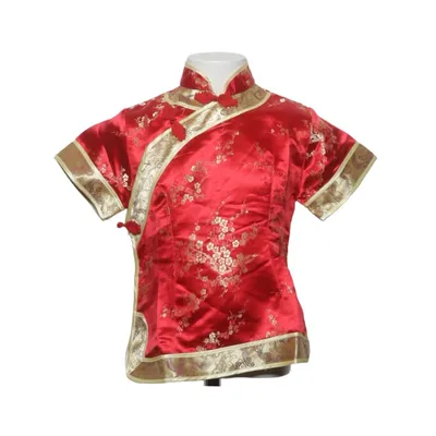 Cheongsam (Red, Gold) from Double Peach