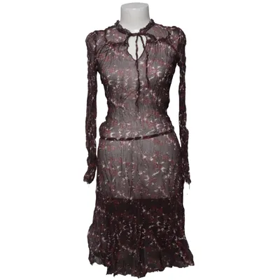 Maxikleid (Rot, Schwarz, Weiß) von Ivana Helsinki