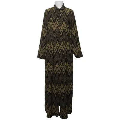 Robe chemise (Noir, Jaune) de Ambika Trend Polyester
