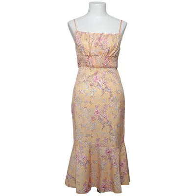 Maxi dress (Yellow, Multicolored) from May Polyester