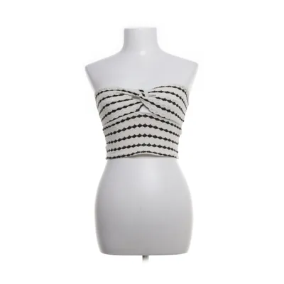 Tube top (Wit, Meerkleurig) van Amisu Katoen, Polyester