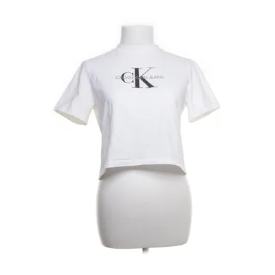 Crop top (Vit) från Calvin Klein Jeans Bomull, Elastan