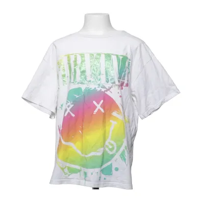 T-shirt (Blanc, Multicolore) de Nirvana Coton