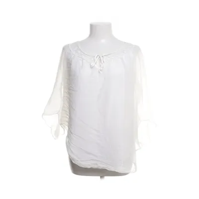 Blouse (White) from J&L Paris Elastane, Silk, Viscose