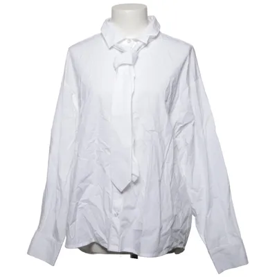 Strikblouse (Wit) van Pull & Bear Katoen