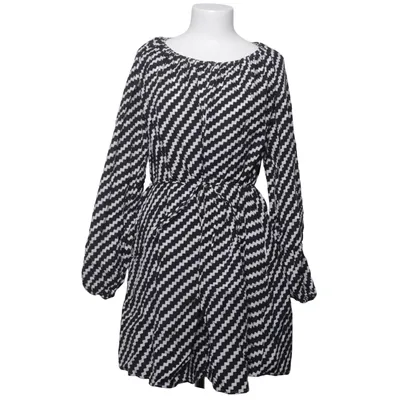 Jurk (Zwart, Wit) van Tommy Hilfiger Katoen, Viscose