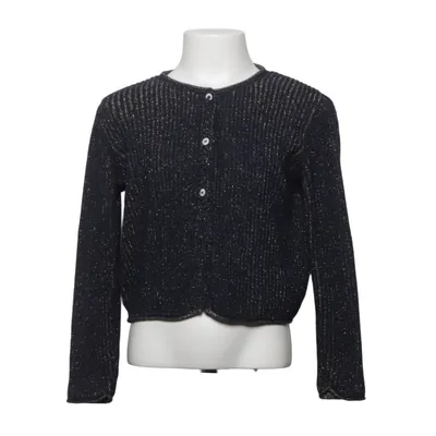Cardigan (Black) from Zara Knitwear Cotton, Metallic fiber, Polyamide, Polyester, Viscose