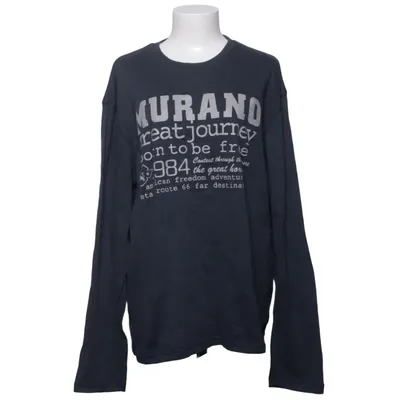 Langærmet t-shirt (Blå) fra Murano Bomuld, Polyester