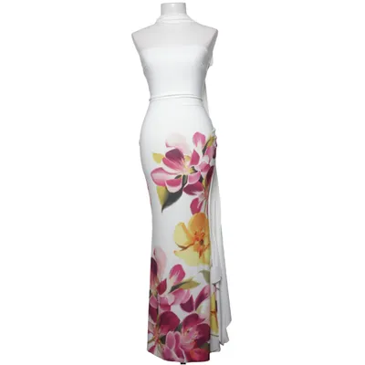 Maxi jurk (Wit, Meerkleurig) van Club London Elastaan, Polyester