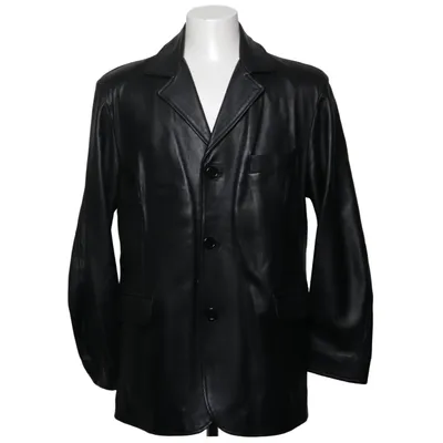Leather blazer (Black) from Lord Max Leather