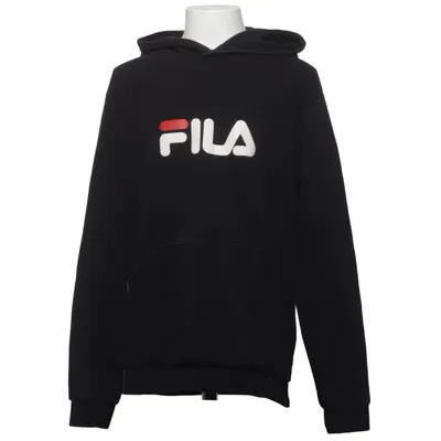 Sweat à capuche (Noir) de Fila Coton, Polyester