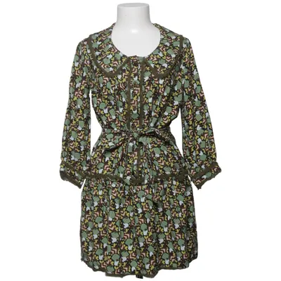 Dress (Green, Brown, Multicolored) from Anna Sui