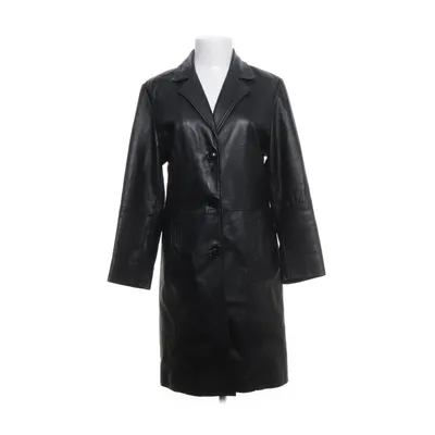 Læderfrakke (Sort) fra Gipsy Polyester, Læder