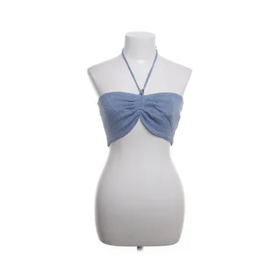 Tube top (Blauw) van Romee Strijd x NA-KD Acryl