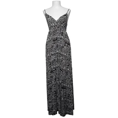 Maxi dress (Black, White) from Ellos Elastane, Viscose