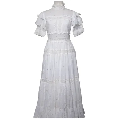 Maxi jurk (Wit) van By Malina