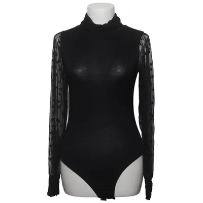 Romper (Zwart) van PrettyLittleThing Elastaan, Nylon, Viscose