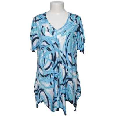 Topp (Blå, Vit, Svart) från Al Paradise Elastan, Polyester