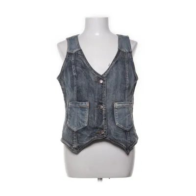 Spijker gilet (Blauw) van Flash Lights Katoen, Elastaan