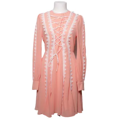 Klänning (Rosa, Vit) från True Decadence Elastan, Polyester