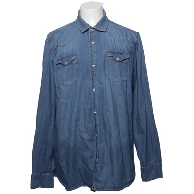 Denim blouse (Blauw) van Hampton Republic 27 Katoen