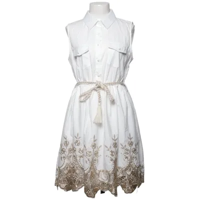 Dress (White, Beige) from Flammode
