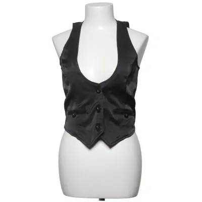 Gilet de costume (Noir) de Gina Tricot Coton, Élasthane, Polyester