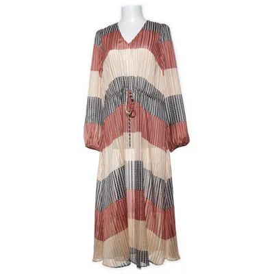 Långklänning (Brun, Svart, Beige, Flerfärgad) från Second Female