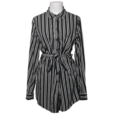 Shirt dress (Black, White) from Terranova