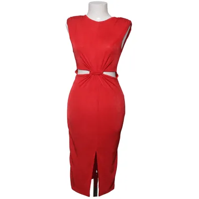 Maxi jurk (Rood) van Glamaker Elastaan, Polyester