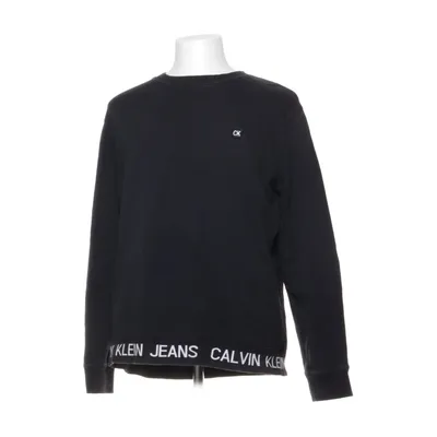 Collegetröja (Svart) från Calvin Klein Jeans Bomull, Elastan