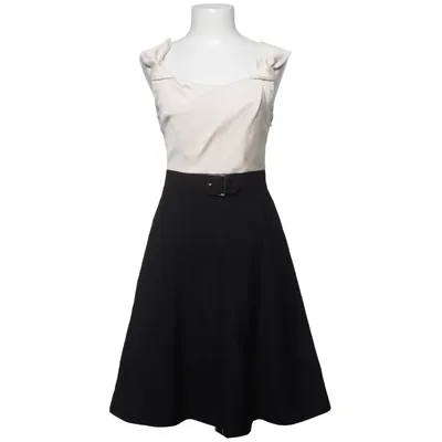 Kleid (Beige, Schwarz) von Karen Millen Acetat, Elasthan, Polyester, Viskose