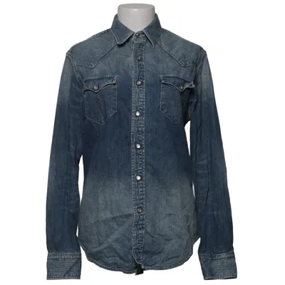 Denim blouse (Blauw) van Double RL by Ralph Lauren Katoen