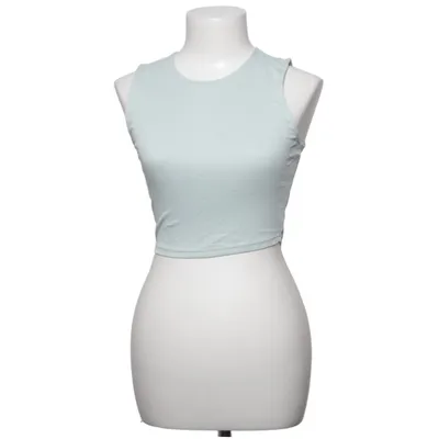 Crop top (Sand Washed Rib Nicki Muscle Tank) de Yogalicious Polyester, Viscose