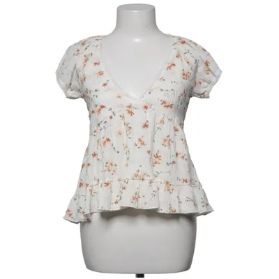 Top (Weiß, Mehrfarbig) von Gina Tricot Baumwolle, Elasthan, Polyester