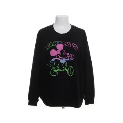 Collegetröja (Svart, Flerfärgad) från Disney Bomull, Polyester