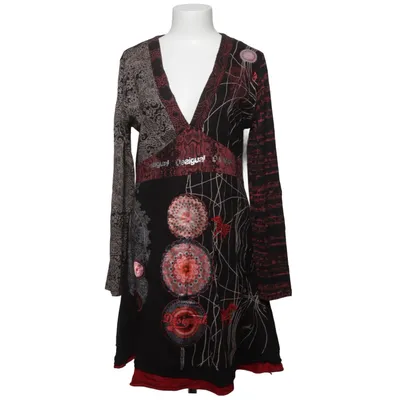 Dress (Black, Multicolored) from Desigual Cotton, Viscose