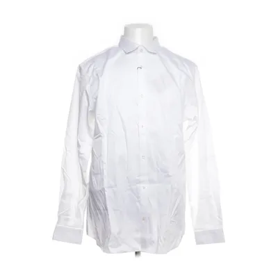 Shirt (Wit) van Jack & Jones Katoen, Elastaan