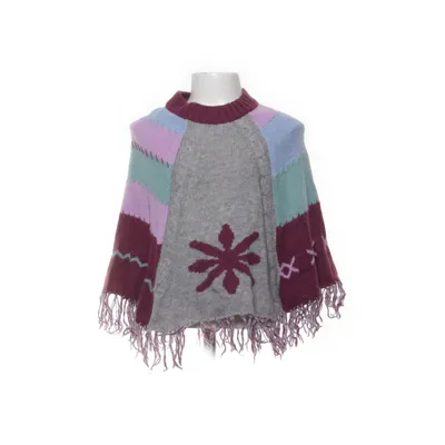 Poncho (Grijs, Lila, Meerkleurig) van Jelly Acryl, Wol