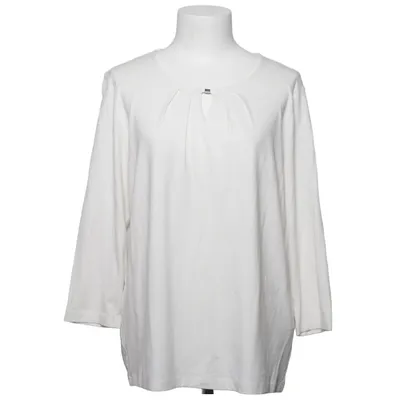 Long sleeve T-shirt (White) from Erfo Elastane, Viscose