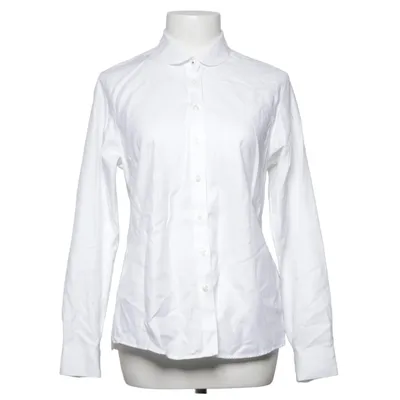 Shirt (White, Blue) from The Savile Row Company Cotton