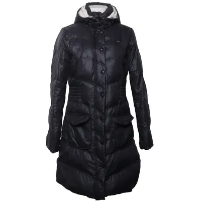 Daunenmantel (Schwarz) von Hilfiger Denim Daune, Feder, Polyamid
