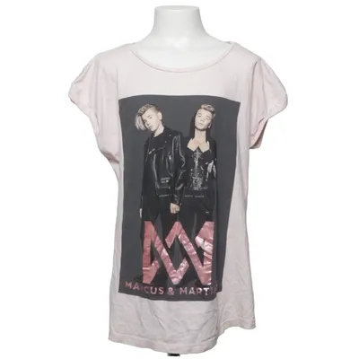 T-shirt (Pink, Flerfarvet) fra Marcus & Martinus x H&M Bomuld