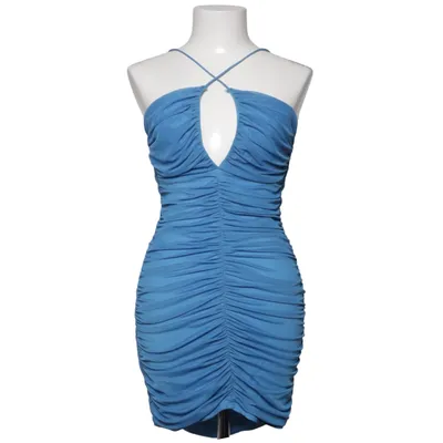 Kjole (Mesh Ruched Front Dress) fra NLY One Elastan, Polyester