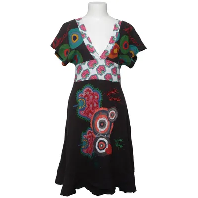 Kjole (Sort, Flerfarvet) fra Desigual Bomuld