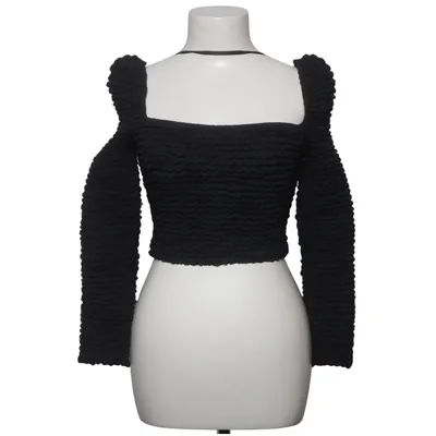 Crop top (Noir) de STAUD Coton, Élasthane