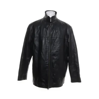 Leren jack (Zwart) van Mangoon Leer, Polyester