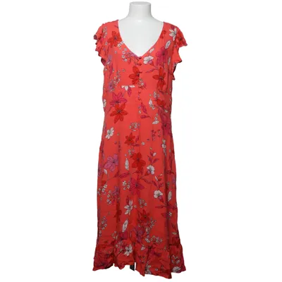 Maxi dress (Red, Multicolored) from Banana Republic Polyester, Viscose