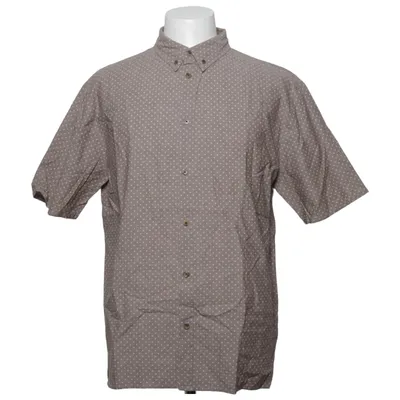 Korte mouwen shirt (Grijs, Beige) van RVLT Revolution Katoen