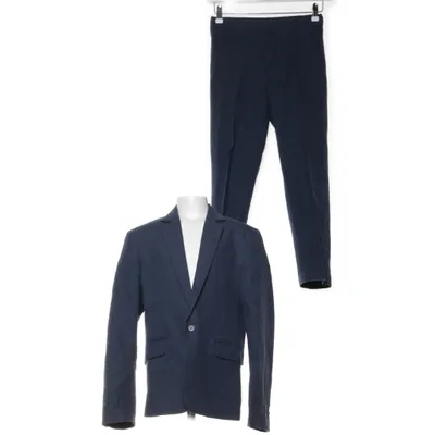 Kostym (Blå) från H&M Bomull, Linne, Polyester